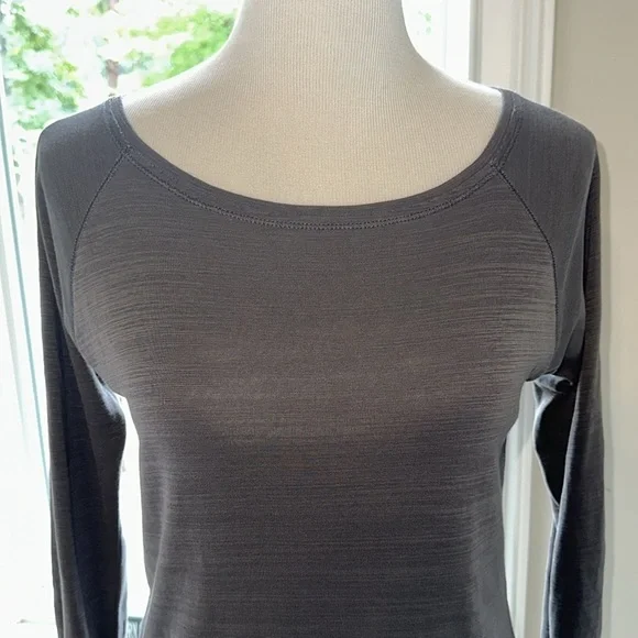 Lilla P 100% Pima Cotton Boatneck Tee, 3/4 sleeves, Medium - Picture 2 of 7